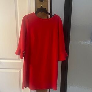 Ann Taylor Vibrant Red Dress